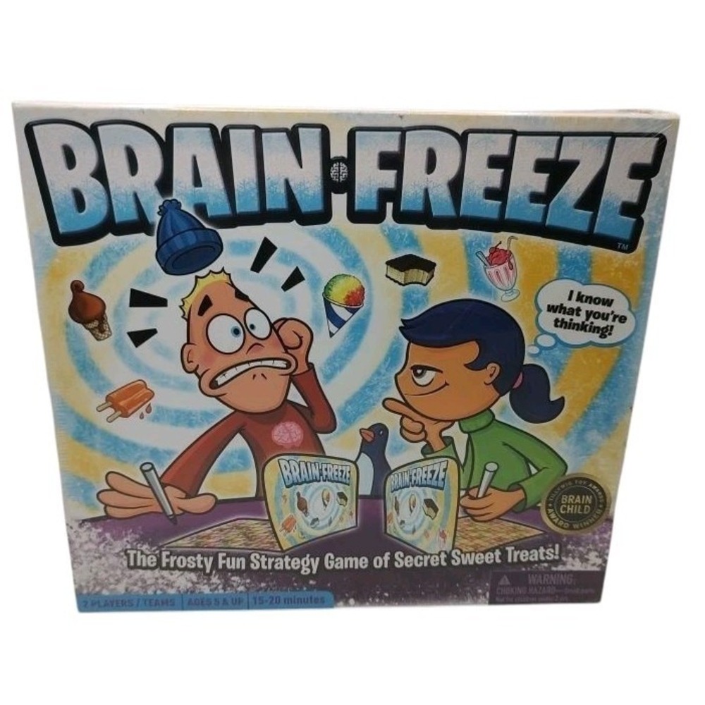 New Brain Freeze Game Fun Strategy Game Tillywig Toy Award 2018 Factory Sealed‎